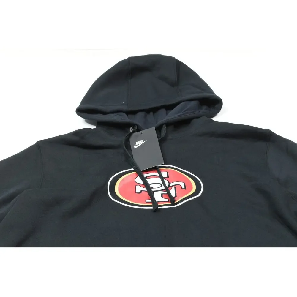 Nike San Francisco 49ers Hoodie Mens Medium Black Long Sleeve Pullover